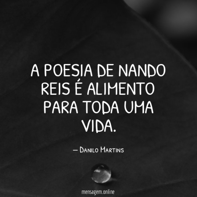 A poesia de Nando Reis é alimento para toda uma vida