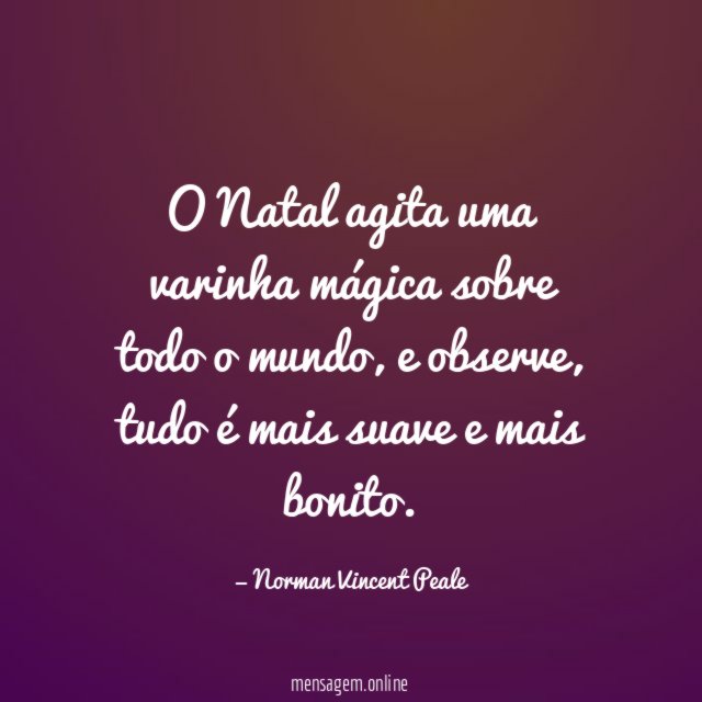 O Natal agita uma varinha mágica sobre todo o mundo