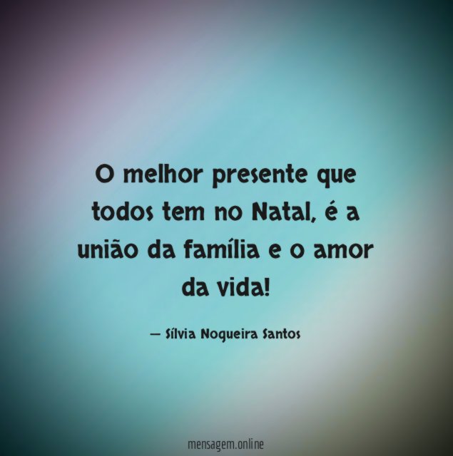 O melhor presente que todos tem no Natal