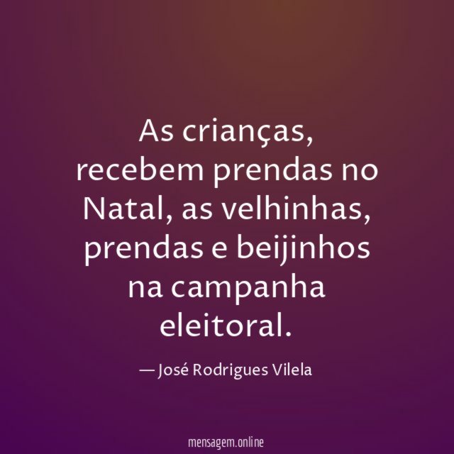 As crianças