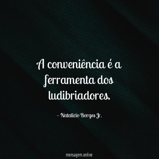 A conveniência é a ferramenta dos ludibriadores