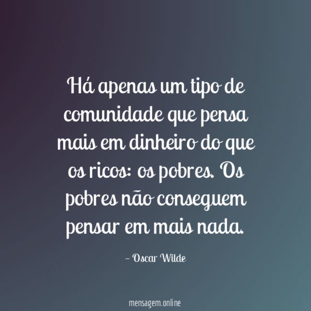 Há apenas um tipo de comunidade que pensa