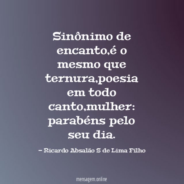 Sinônimo de encanto