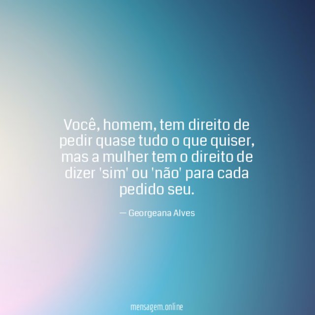 Você