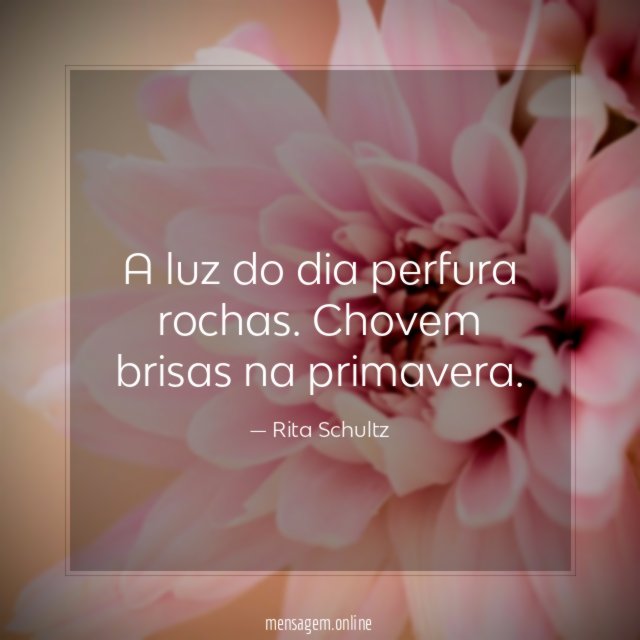 A luz do dia perfura rochas