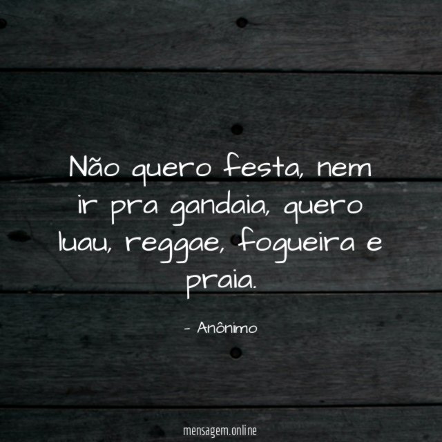 Não quero festa