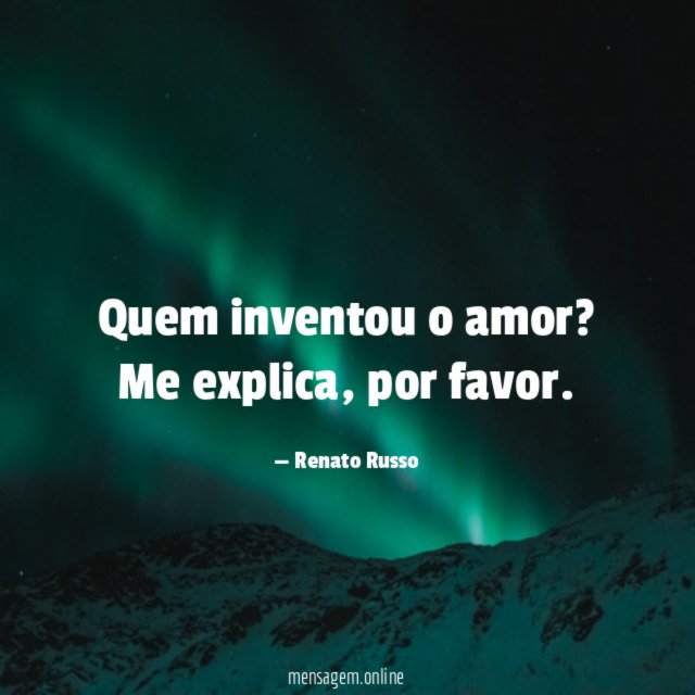 Quem inventou o amor