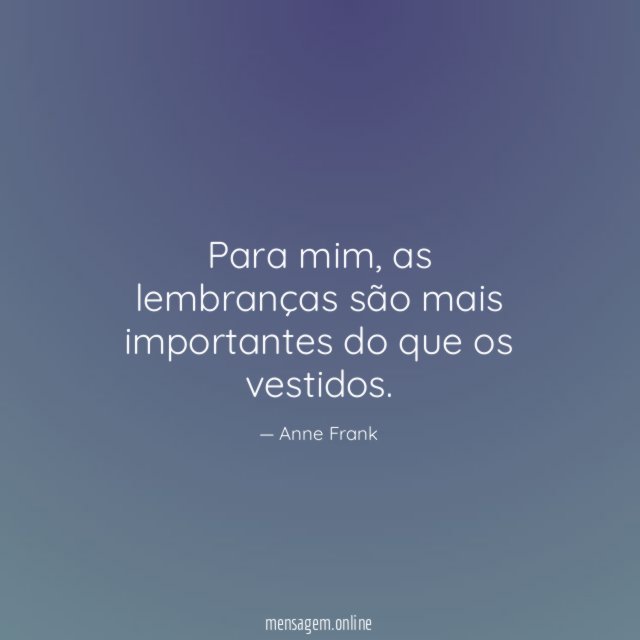 Para mim