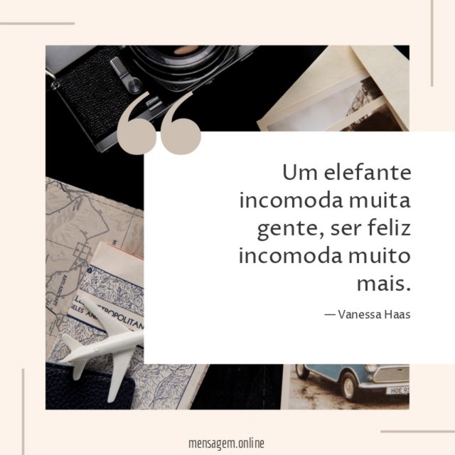 Um elefante incomoda muita gente