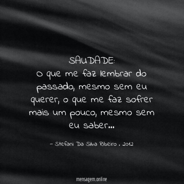 SAUDADE
