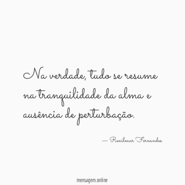 Na verdade