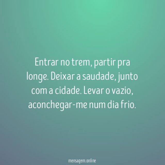 Entrar no trem
