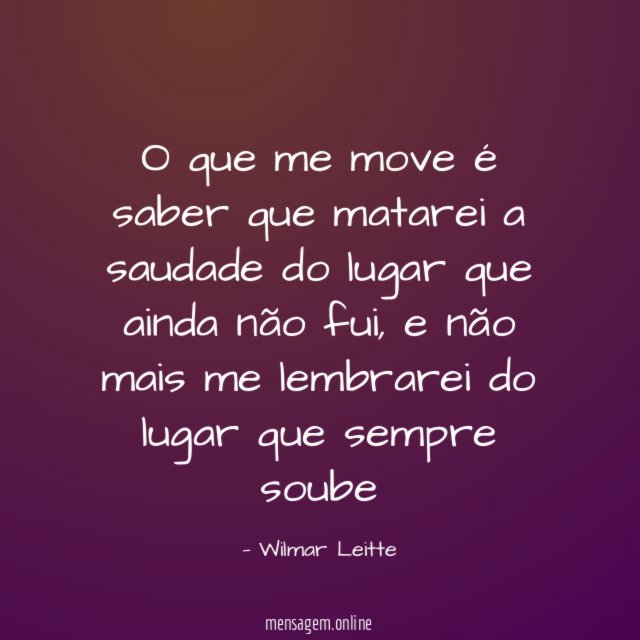 O que me move é saber que matarei