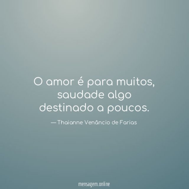 O amor é para muitos