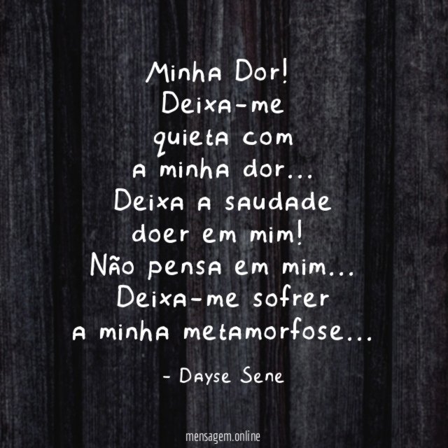 Minha Dor!