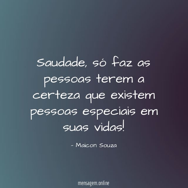 Saudade