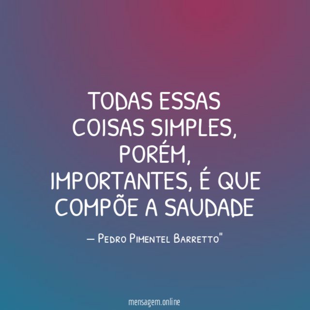 Todas essas coisas simples