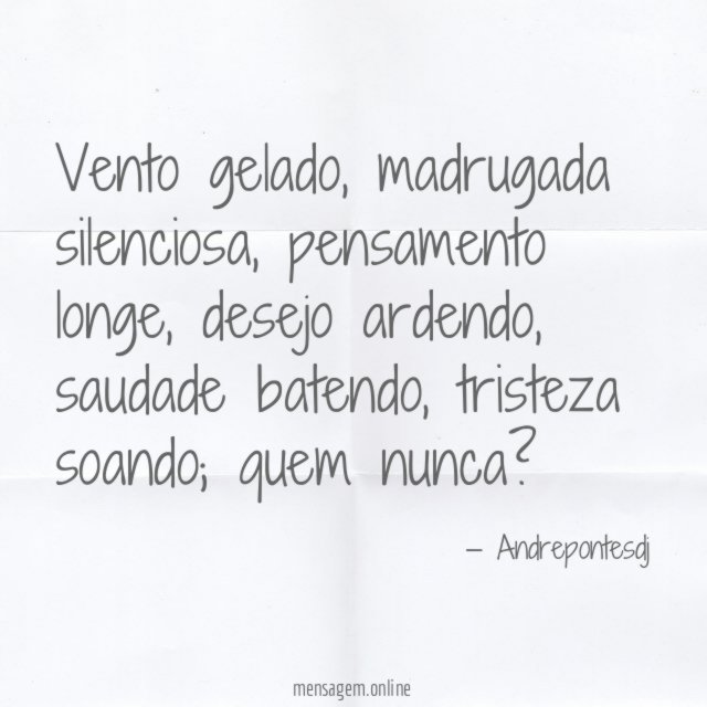 Vento gelado