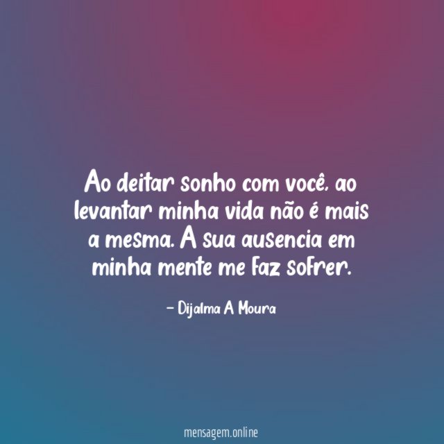Ao deitar sonho com você