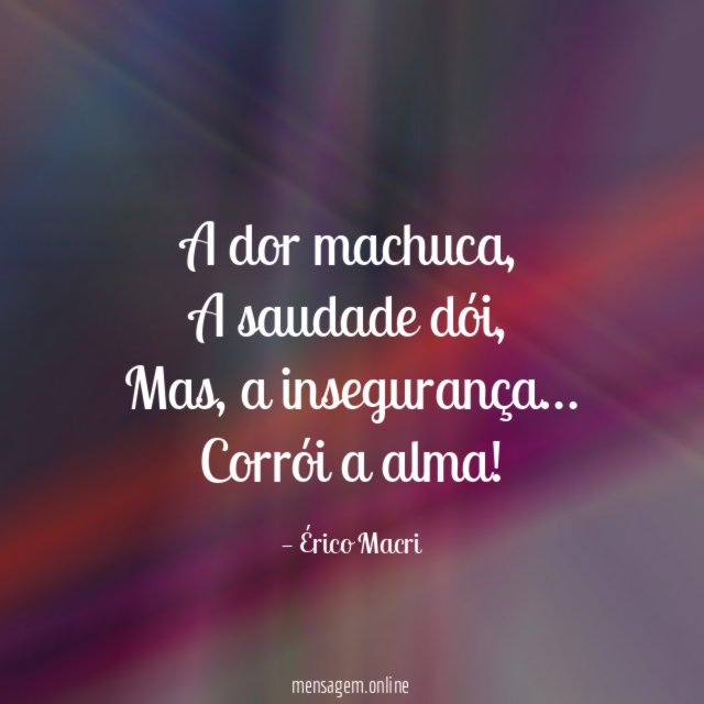 A dor machuca