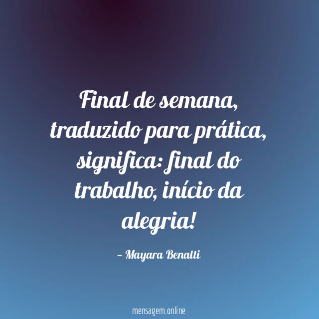 Final de semana