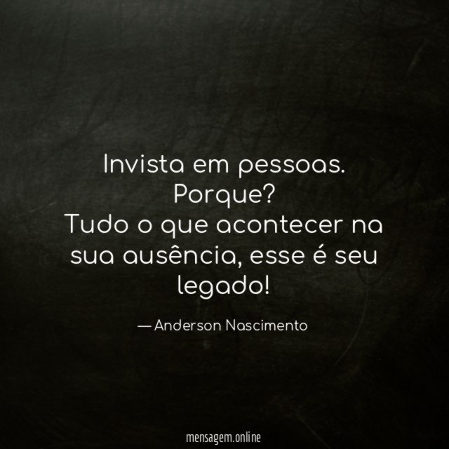 Invista em pessoas