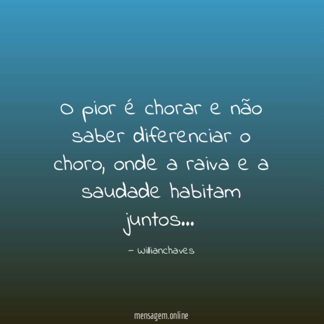 O pior é chorar e não saber diferenciar o choro