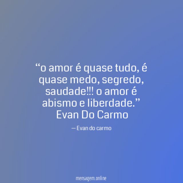 o amor é quase tudo