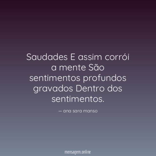 Saudades
