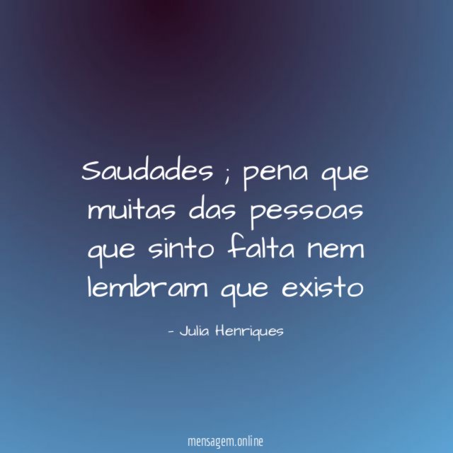 Saudades