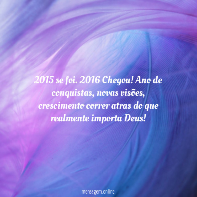 2015 se foi