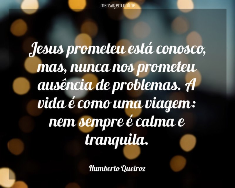 Jesus prometeu está conosco