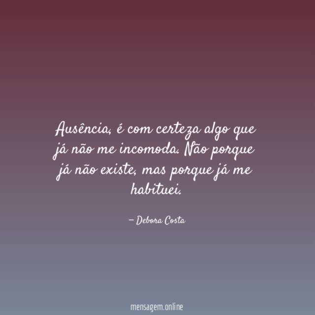 Ausência