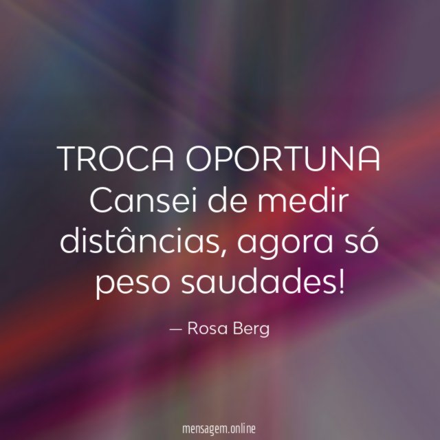 TROCA OPORTUNA