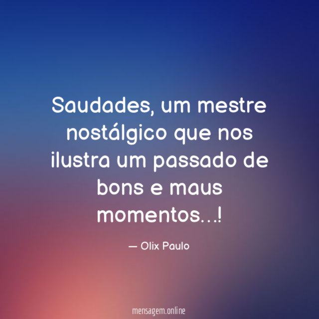 Saudades