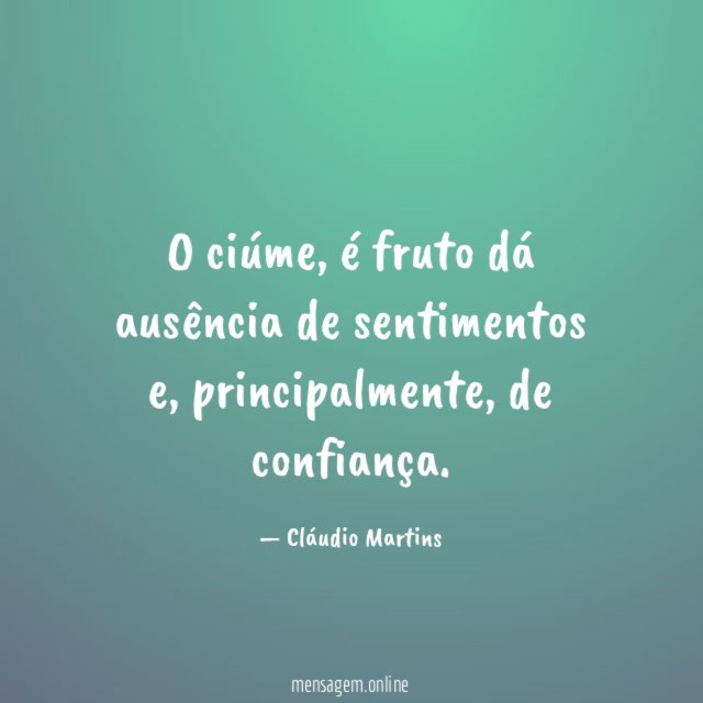 O ciúme