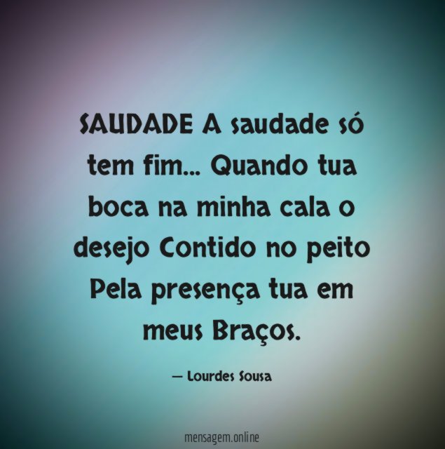 SAUDADE