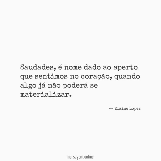 Saudades