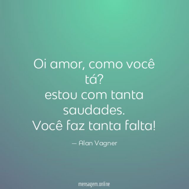 Oi amor