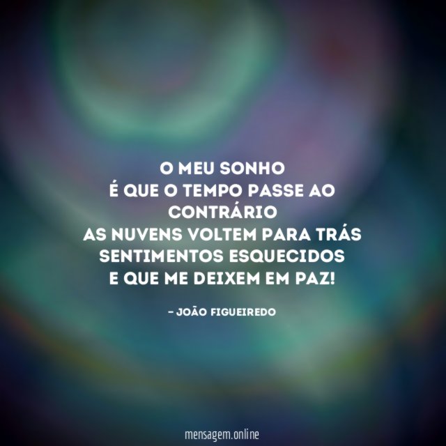 O meu sonho