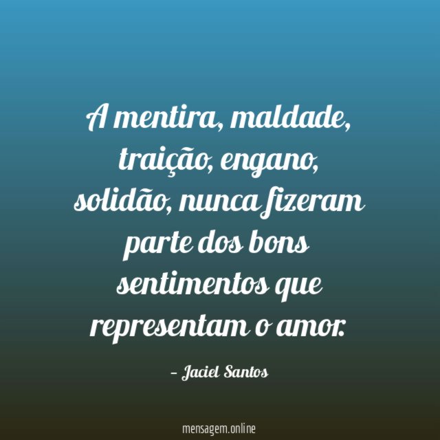 A mentira