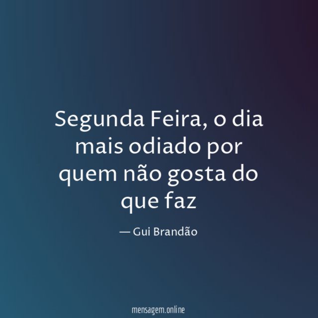 Segunda Feira