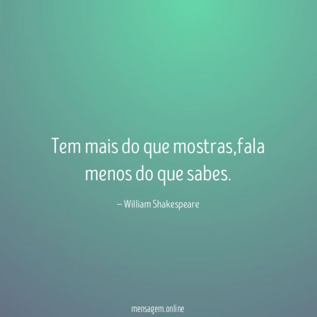 Tem mais do que mostras