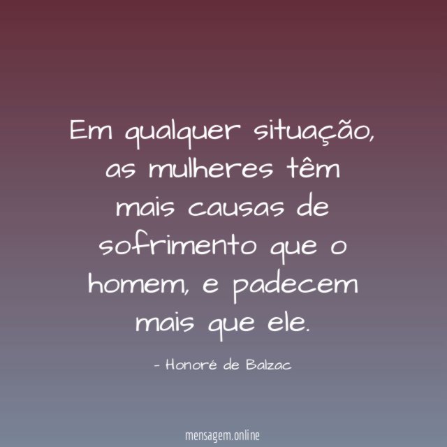 Em qualquer situação