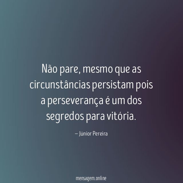 Não pare