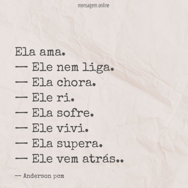 Ela ama