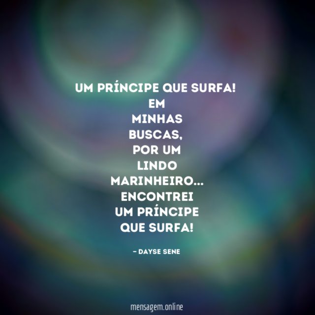 Um Príncipe Que Surfa!