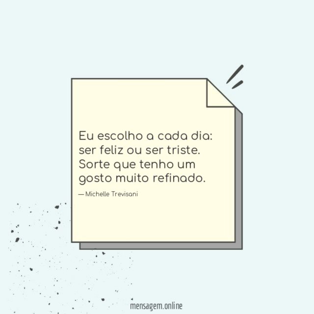 Eu escolho a cada dia