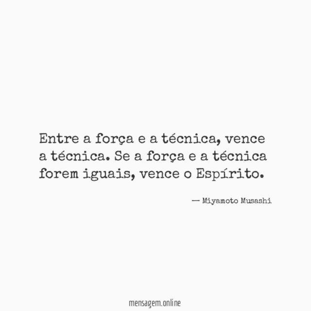 Entre a força e a técnica