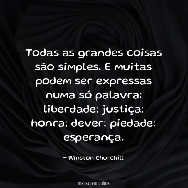 Todas as grandes coisas são simples